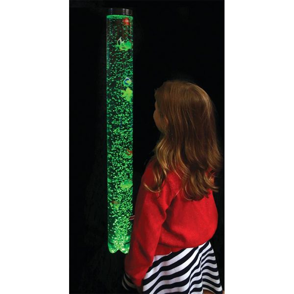 Bubble Light Tube Remote Control, 10 plastic fish, Wall Bracket – 120cm - Image 4