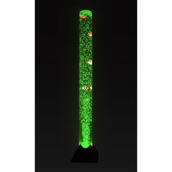 Bubble Light Tube Remote Control, 10 plastic fish, Wall Bracket – 120cm - Image 5