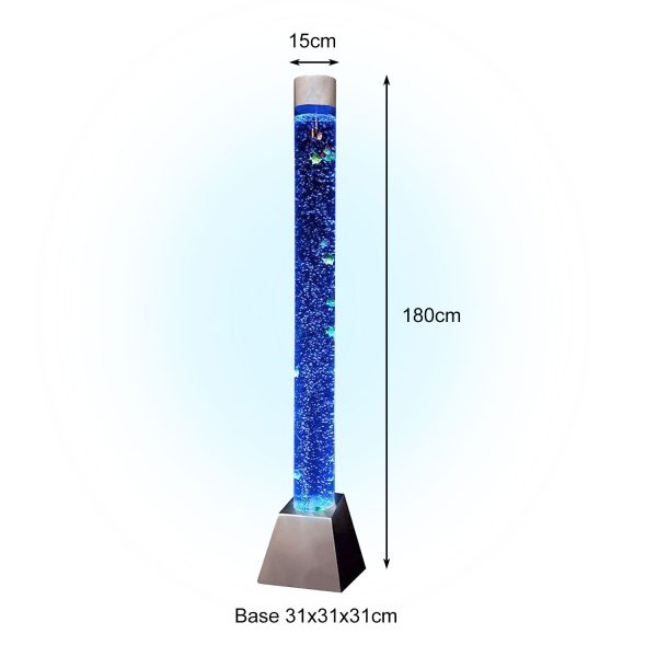 Large Bubble Tube Light Floating Fish Sensory Lamp - Image 4