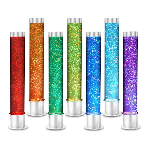 Bubble Tube 60cm Floating Balls Sensory LED Lamp Light - Image 2
