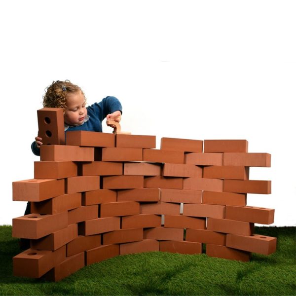 25 x Foam Building Bricks Role Play Toy, Life Size Large Fake Pretend Construction Blocks – 20cm - Image 2