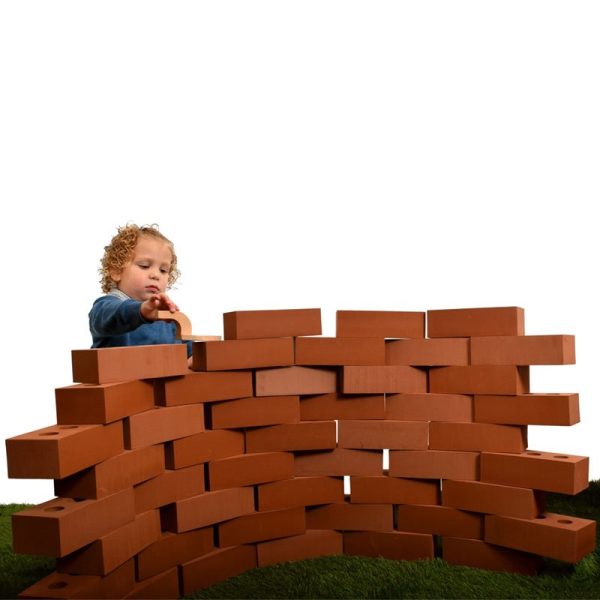 25 x Foam Building Bricks Role Play Toy, Life Size Large Fake Pretend Construction Blocks – 20cm - Image 3