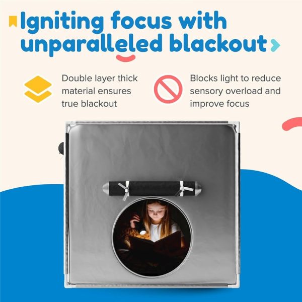 Dark Den Pop Up Play Tent Sensory & Autism Room All Ages – 1mtr x 1mtr - Image 6