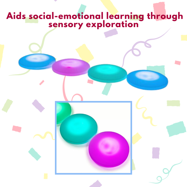 Light Up Sensory Liquid Floor Tile Interactive & Rechargeable – 50cm - Image 3