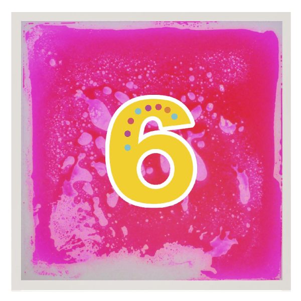 10 x Sensory Liquid Floor Hopscotch Tiles Large Numbers 40cm x 40cm Each - Image 7