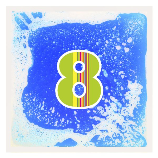 10 x Sensory Liquid Floor Hopscotch Tiles Large Numbers 40cm x 40cm Each - Image 5