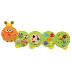 Viga Wooden Activity Wall Panel Toy Mega Caterpillar Design Sensory Busy Board – 1870mm