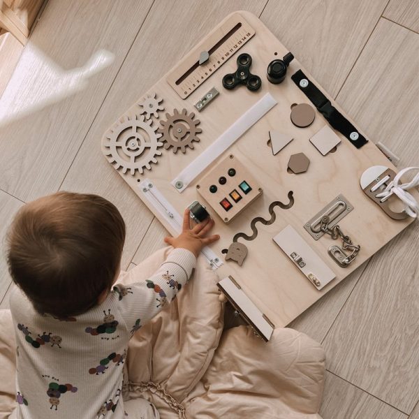 Activar Woobiboard Sensory Busy Board Wooden Toy - Image 4