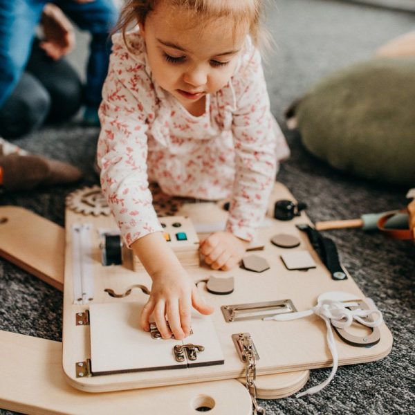 Activar Woobiboard Sensory Busy Board Wooden Toy - Image 2